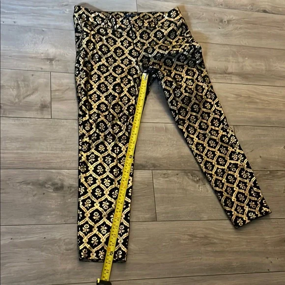 Old Navy Black and Gold Geometric Straight Leg Jumpsuit - Picture 9 of 16